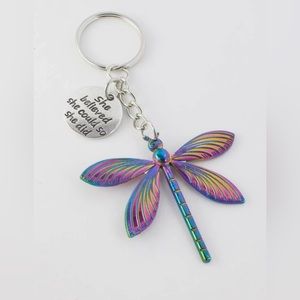 Beautiful Butterfly Inspirational Key Chain *NEW*
